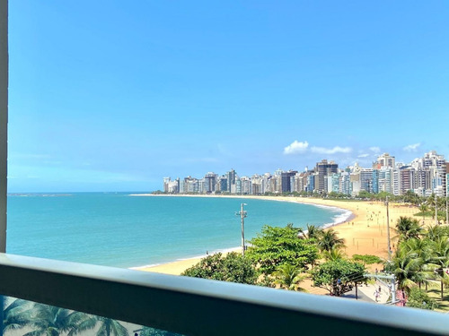 Imagem 3 de 21 de Murano Imobiliária Vende Excelente Apartamento Mobiliado Na Praia Da Costa, Vila Velha - Es. - 3536