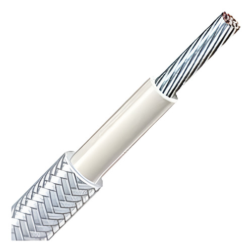 10m Cable Alta Temperatura 200c Calibre 10 Fibra De Vidrio
