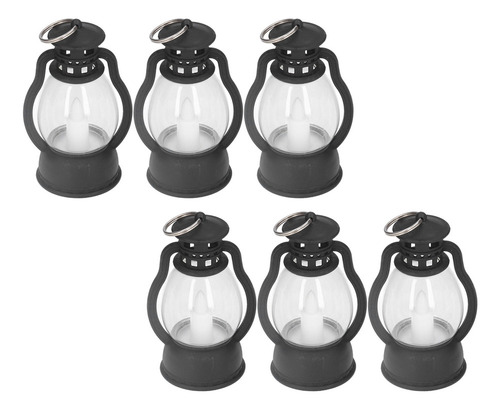 // Luz Decoración 6pcs Linterna Eléctrica Lámpara Vintage