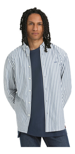 Camisa Hombre Authentic Button Down Azul Levis A7210-0007