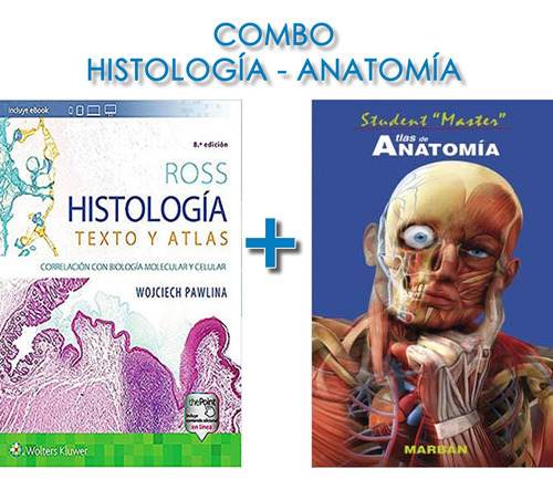 Combo Ross Histologia Y Student Atla Anatomia Promo...!!!
