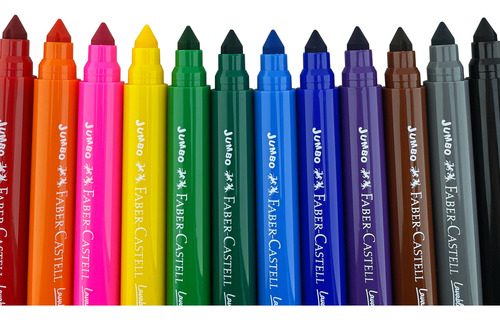Lápices Scripto Jumbo 12 Colores Lavables