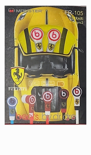 Audifonos In Ear Beats Dr Dre Ferrari Blanco Fabrica Monster