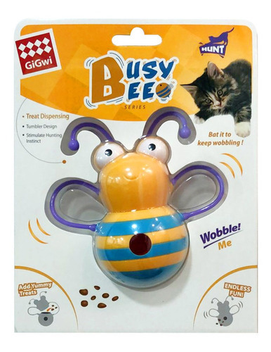 Juguete Dispensador Para Gatos Gigwi Bussy Bee