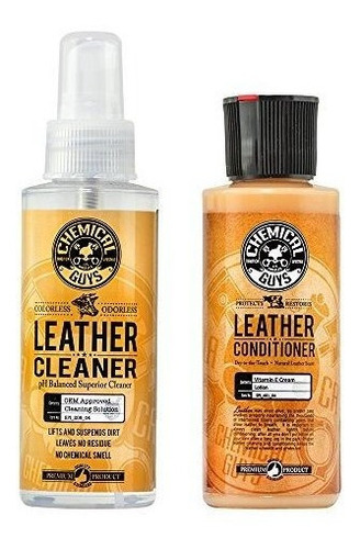 Chemical Guys Leather Cleaner And Conditioner Completo Kit D