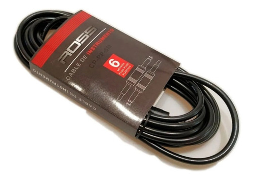Cable Plug Plug 6 M Ross Profesional Guitarra Bajo 41