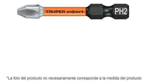 Estuche 50 Puntas De Cruz Ph2 De Impacto 2'' Truper / 103025