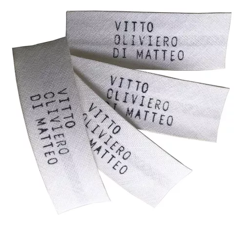 Etiquetas personalizadas para ropa, logotipo de correas de algodón
