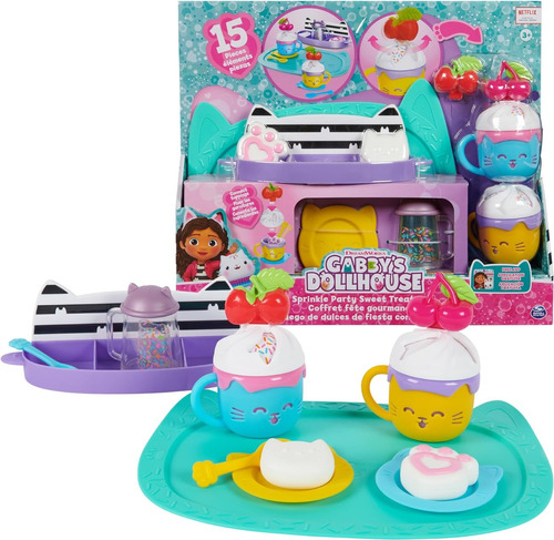 Set De Juguete Gabbys Dollhouse Hora Del Té