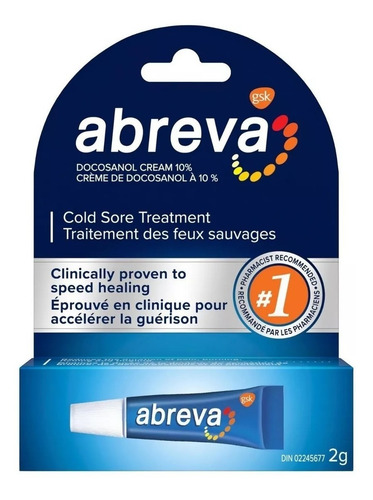 Abreva - Herpes Labial - Docosanol 10% - Trata Herpes