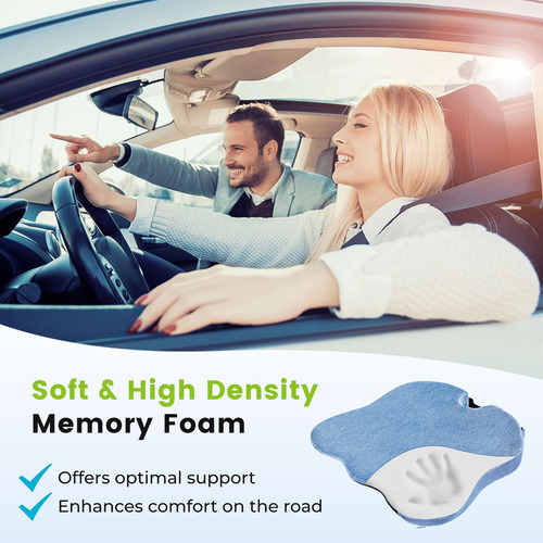 Cojin De Auto Cojín De Asiento En Forma De Cuña Para Automóv