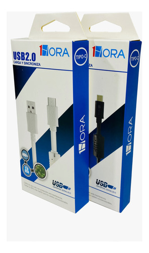 Paq 50 Cables 1hora Usb Tipo C 2.0 Rudo Carga Rapida Mayoreo