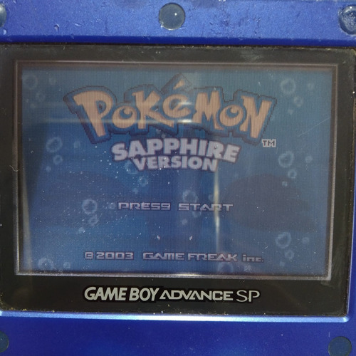 Pokemon Sapphire Safiro Nintendo Game Boy Advance De Pikachu (Usado)