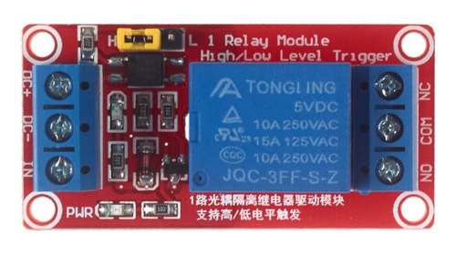 Modulo Relé 1 Canal 5vdc  High Low 