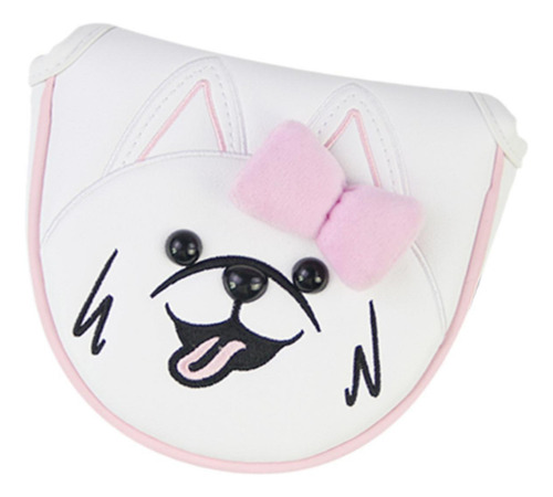 M Estuche De Cuero Para Putter De Golf, Semicírculo Rosa