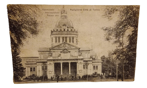 Tarjeta Postal Antigua Exposición Internacional Torino 1911