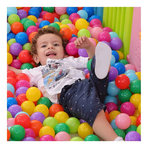 Pelota De Juguete Multicolor Con Forma De Océano De 5,5 PuLG