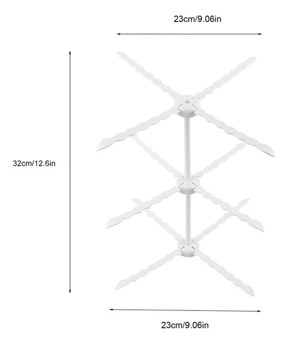 Bastidor Topincn, Para Secado, Plegable, 3 Niveles, Plástico