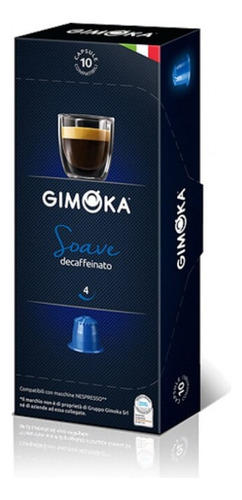 Café decaffeinato en cápsula Gimoka Italia x 10 unidades	