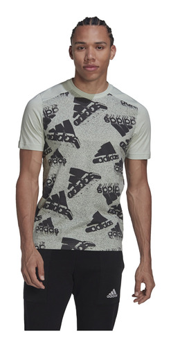 Polera Hombre adidas M Bl Q3 Aop T