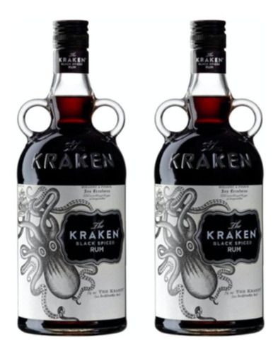 Pack De 2 Ron Kraken Black Spiced 750 Ml