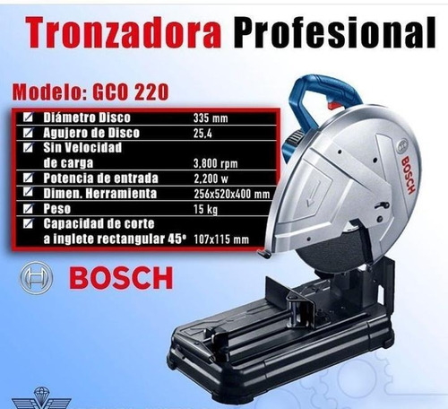 Tronzadora Profesional Bosch Gco 220