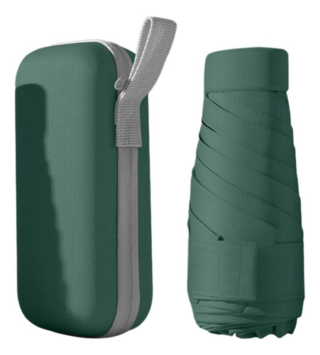 3 Mini Umbrella For Purse Travel Umbrella Portable Green