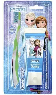Kit Escova + Creme Dental Oral-b Stages Frozen 75ml