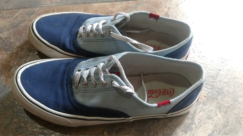 Zapatillas Coca Cola Kick Hombre Azul/celeste Talle 42 Arg