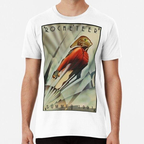 Remera Camisa De Cartel De Película Rocketeer - Art Deco ALG