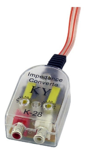 Conversor Impedancia Rca Para Radio Auto Amplificador