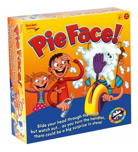 Jogo Torta Na Cara Pie Face Creamy Rosto Brinquedo Família