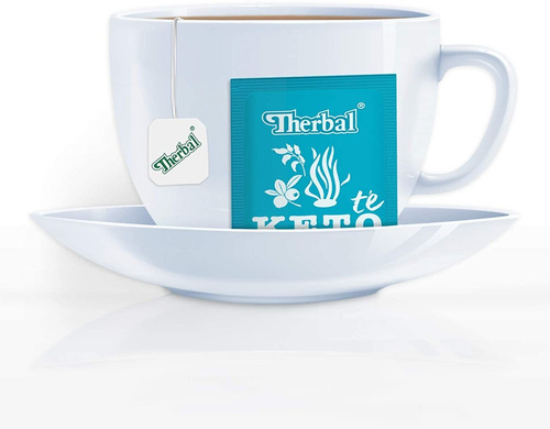 2pz Té Keto Therbal Espirulina Hierba Mate Hojas Mora Verde