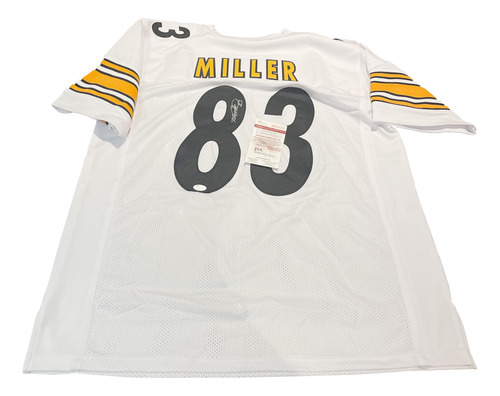 Jersey Firmado Heath Miller Pitsburgh Steelers Certificado