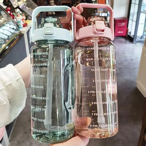 Botella De Agua 2000ml Liso Resistente