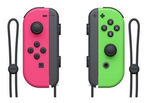 Imagen 2 de 3 de Joystick Nintendo Switch L/r Rosa Y Verde