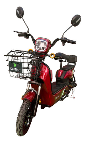 Bike Elétrica Scooter Dx Ecodrive Sem Cnh (melhor Bateria) Cor Vermelho