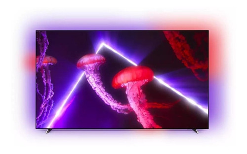 Imagen 5 de 8 de Smart Tv Oled 77p Philips 77oled807/77 Ambilight Atv Prm