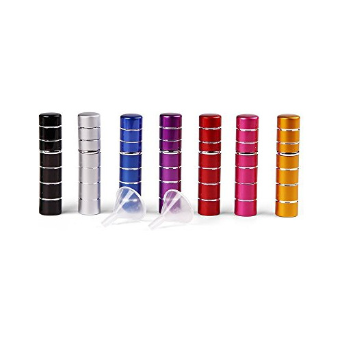 De 7pcs 5ml Perfumado Mini Refillable Aroma Después Nwz6c