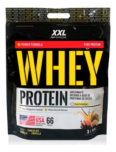 Suplemento Deportivo Whey Proteína 3 Kg - Xxl Pro Nutrition 