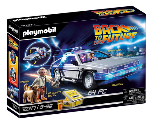 Playmobil Marty Mcfly Delorean