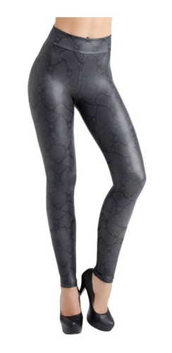 43827 Legging Vinipiel Ilusion Lycra Ajustable Piel Sexy 