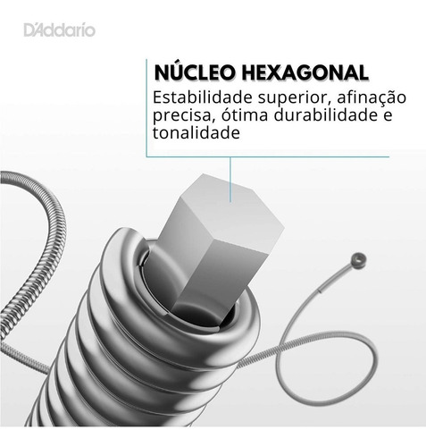 Encordoamento Guitarra 011 Daddario Exl115-b +1a Corda Extra