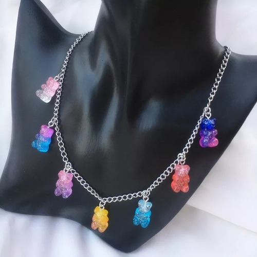 Collar Aesthetic Gummy Bear Osito Goma Y2k Kpop Kawaii Jpop