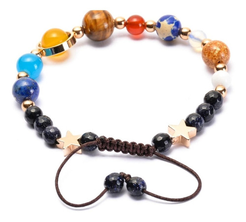 Pulsera Brazalete Planetas Colores Unisex Universo