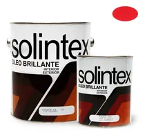 Comprar Pintura Oleo Brillante 500 Rojo Fuego 532 1\u002F4 Galon Solintex