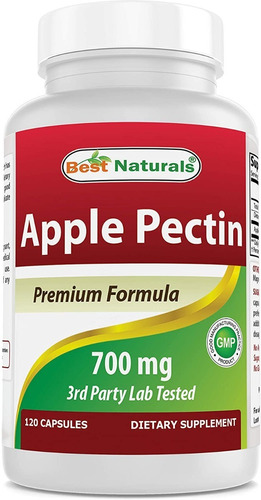 Apple Pectina 700 Mg Best Naturals 120 Cápsulas