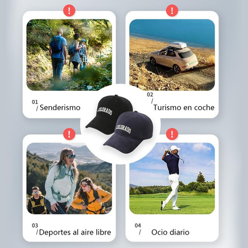 2 Piezas Gorras De Béisbol, Sombrero Sol Informal Ajustables