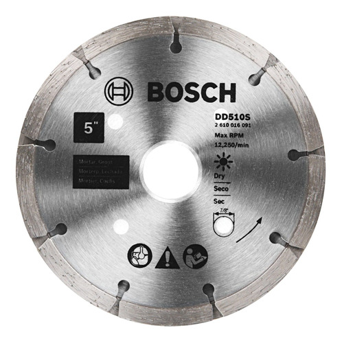 Disco De Diamante Bosch Dd510s Hoja Punteadora De 5 PuLG. Para Sandwich