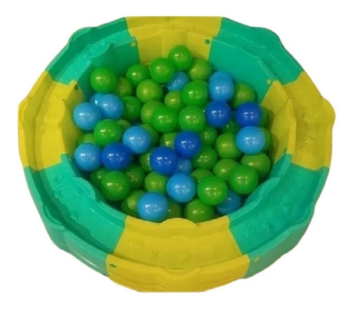 Imagen 2 de 10 de Pelotero Arenero Encastrable 2 En 1 Con 75 Pelotas
